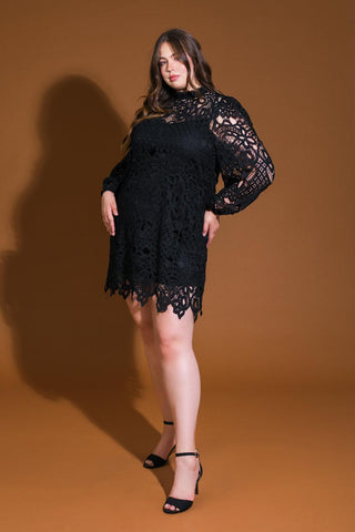 GETTING STARTED WOVEN LACE MINI DRESS - Glamourous Grace
