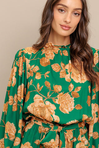 SONGS ABOUT YOU WOVEN MIDI DRESS - Glamourous Grace