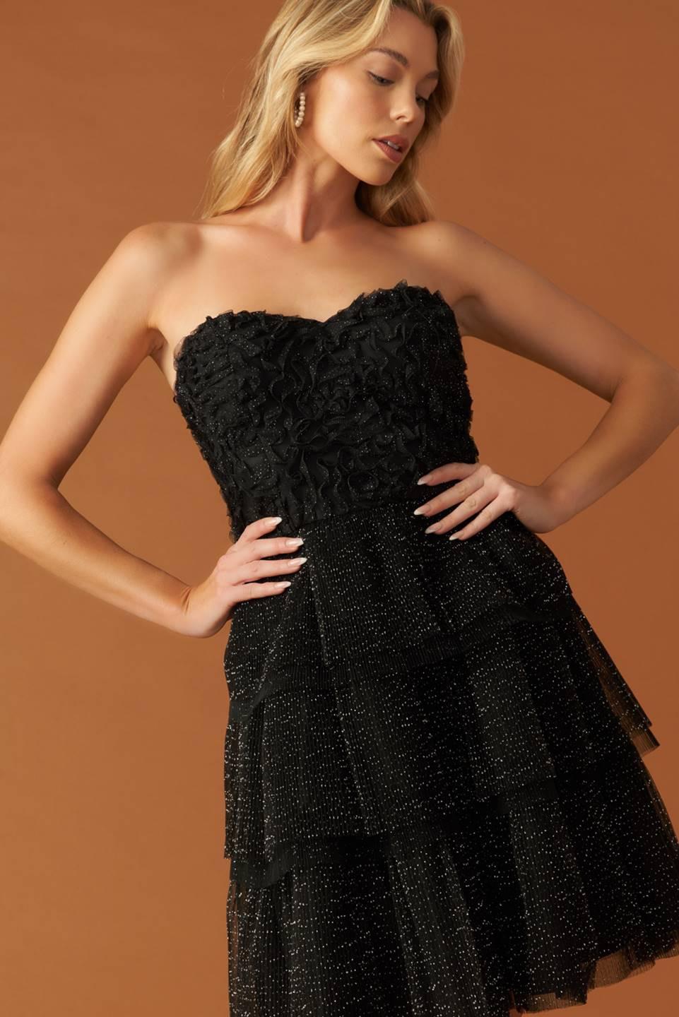 ONE THING AT A TIME WOVEN MINI DRESS - Glamourous Grace
