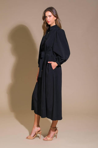 CAN'T RELACE YOU WOVEN MIDI DRESS - Glamourous Grace