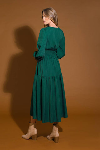 POSH PRESENCE WOVEN MIDI DRESS - Glamourous Grace