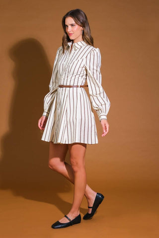 LUCKY TO HAVE YOU WOVEN MINI DRESS - Glamourous Grace