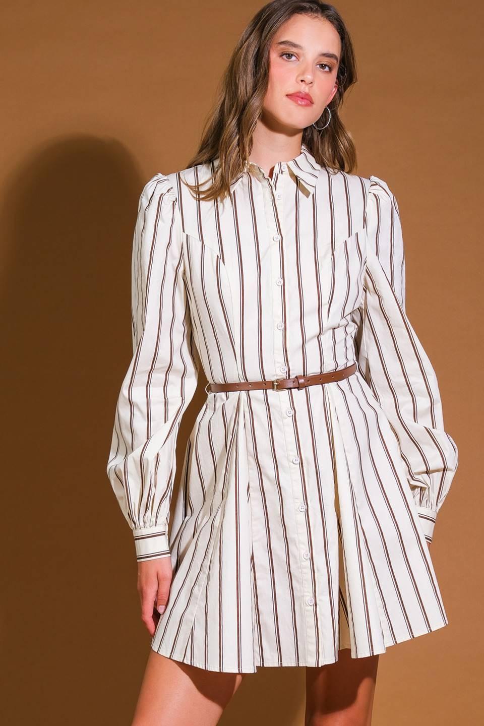 LUCKY TO HAVE YOU WOVEN MINI DRESS - Glamourous Grace