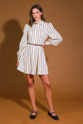 LUCKY TO HAVE YOU WOVEN MINI DRESS - Glamourous Grace