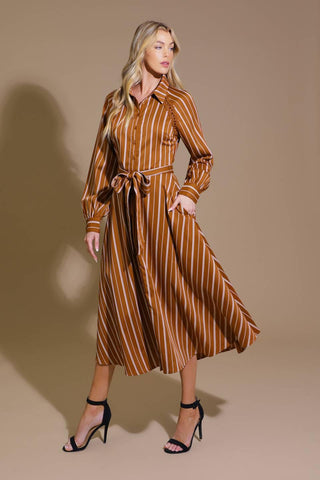 FOREVER YOUR GIRL WOVEN MIDI DRESS - Glamourous Grace