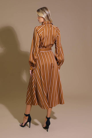 FOREVER YOUR GIRL WOVEN MIDI DRESS - Glamourous Grace