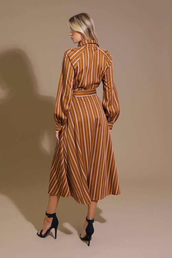 FOREVER YOUR GIRL WOVEN MIDI DRESS - Glamourous Grace