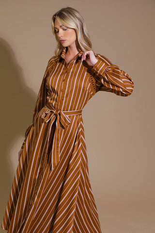 FOREVER YOUR GIRL WOVEN MIDI DRESS - Glamourous Grace