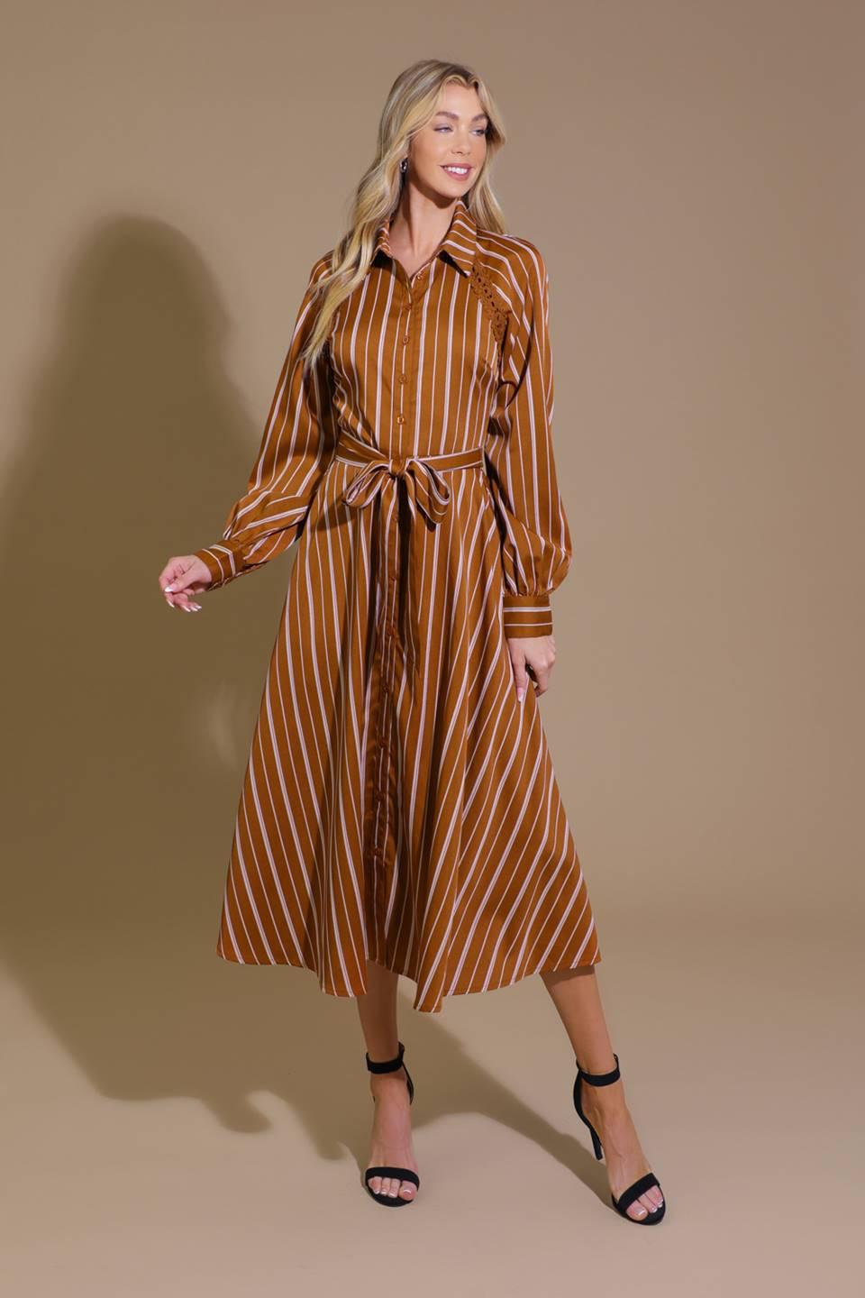 FOREVER YOUR GIRL WOVEN MIDI DRESS - Glamourous Grace