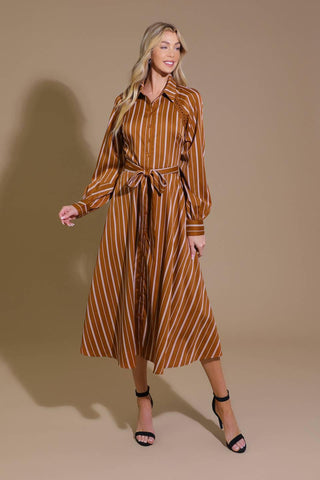 FOREVER YOUR GIRL WOVEN MIDI DRESS - Glamourous Grace