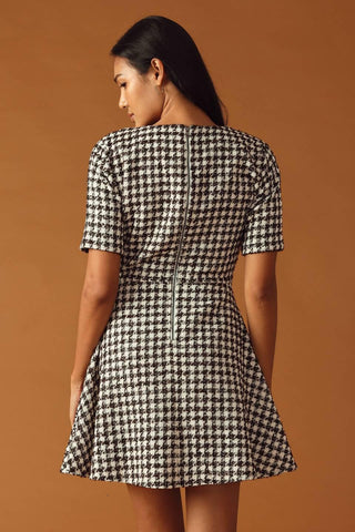 FALLING INTO PLACE TWEED MINI DRESS - Glamourous Grace