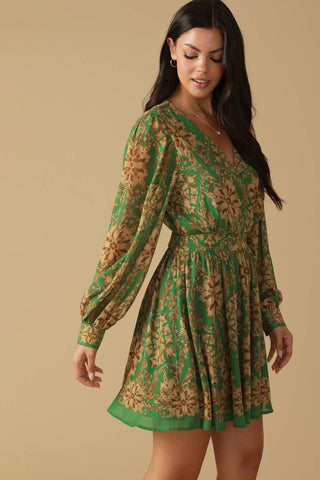 GOT ME WONDERING WOVEN MINI DRESS - Glamourous Grace