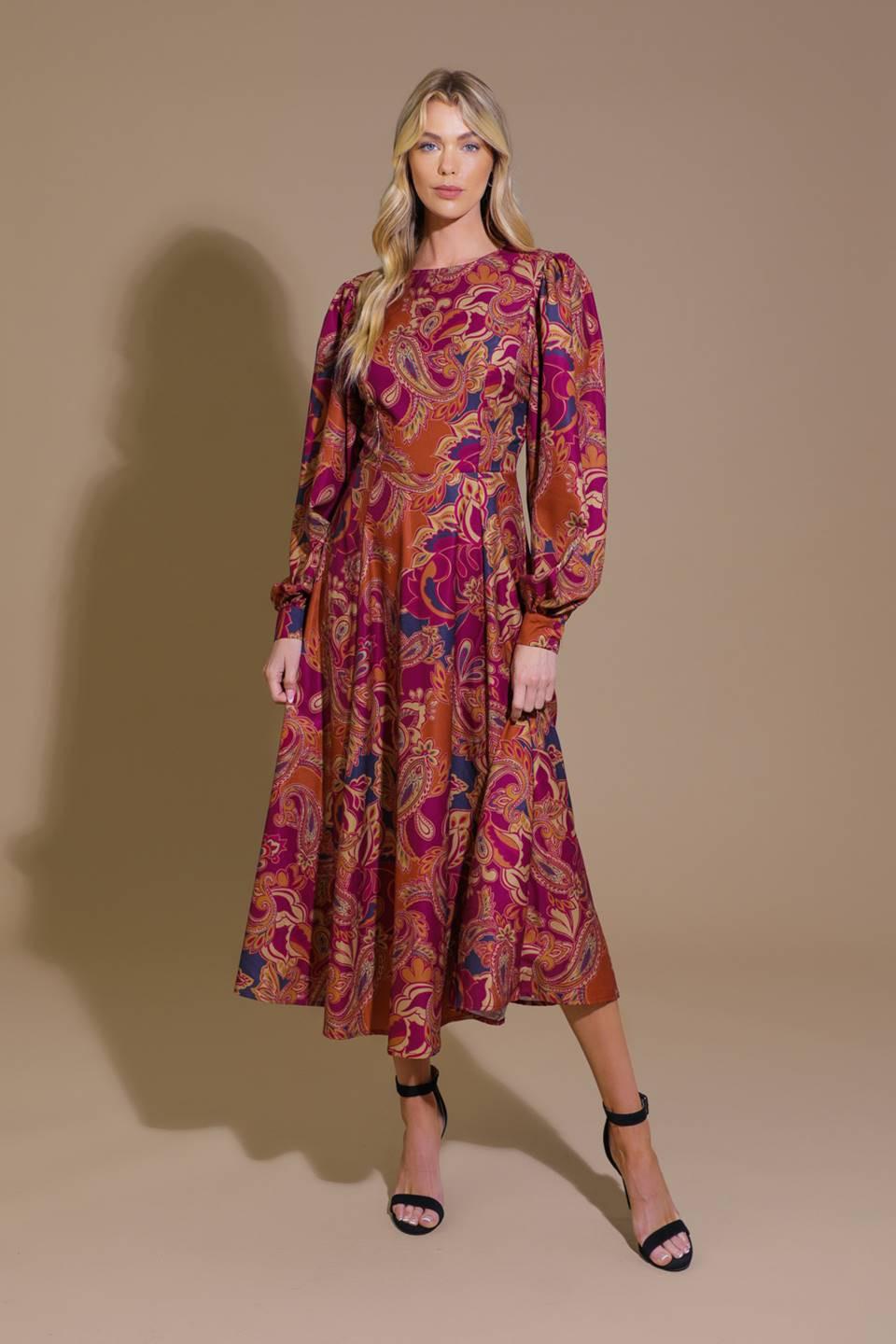 FOREVERMORE WOVEN MIDI DRESS - Glamourous Grace