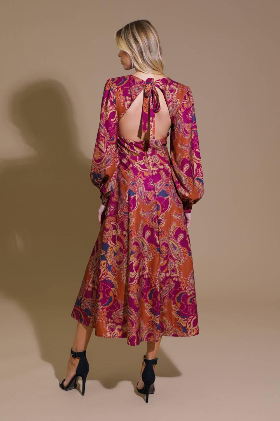FOREVERMORE WOVEN MIDI DRESS - Glamourous Grace