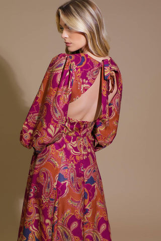FOREVERMORE WOVEN MIDI DRESS - Glamourous Grace