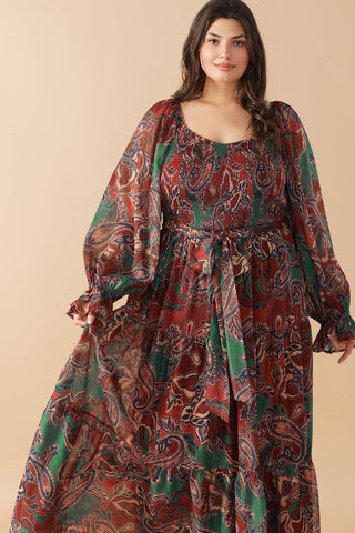 DARLING SENSATION WOVEN MAXI DRESS - Glamourous Grace