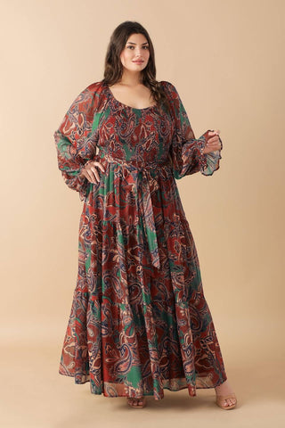 DARLING SENSATION WOVEN MAXI DRESS - Glamourous Grace