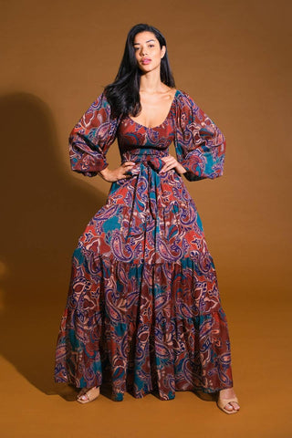 DARLING SENSATION WOVEN MAXI DRESS - Glamourous Grace