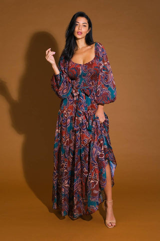 DARLING SENSATION WOVEN MAXI DRESS - Glamourous Grace
