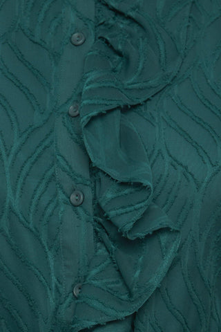 EMERALD WHISPER WOVEN MIDI DRESS - Glamourous Grace