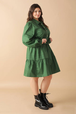 AESTHETIC POSE WOVEN MINI DRESS - Glamourous Grace