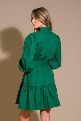 AESTHETIC POSE WOVEN MINI DRESS - Glamourous Grace