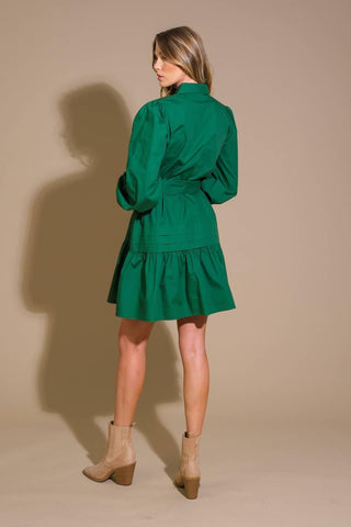 AESTHETIC POSE WOVEN MINI DRESS - Glamourous Grace