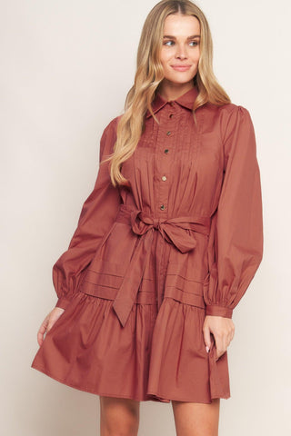 AESTHETIC POSE WOVEN MINI DRESS - Glamourous Grace