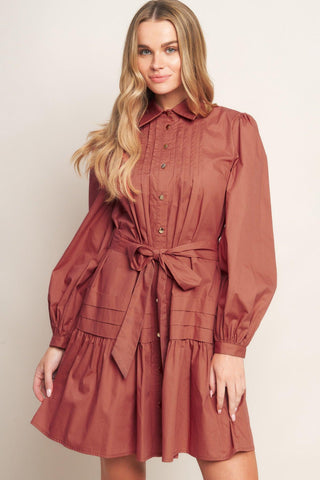 AESTHETIC POSE WOVEN MINI DRESS - Glamourous Grace