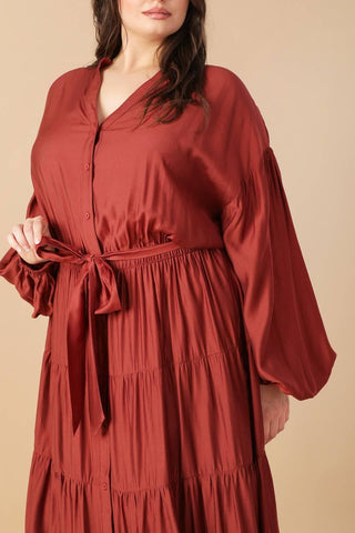 PERFECT POTENTIAL WOVEN MAXI DRESS - Glamourous Grace
