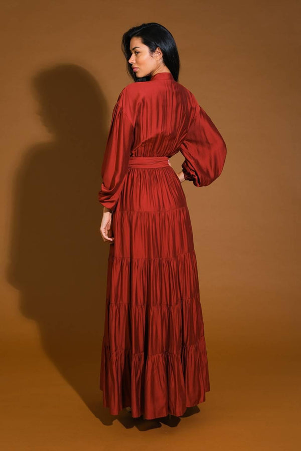 PERFECT POTENTIAL WOVEN MAXI DRESS - Glamourous Grace