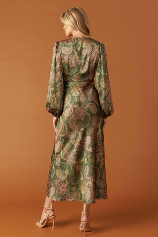 STICK SEASON WOVEN MIDI DRESS - Glamourous Grace