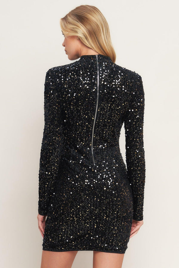 WHIMS OF FATE SEQUIN MINI DRESS - Glamourous Grace
