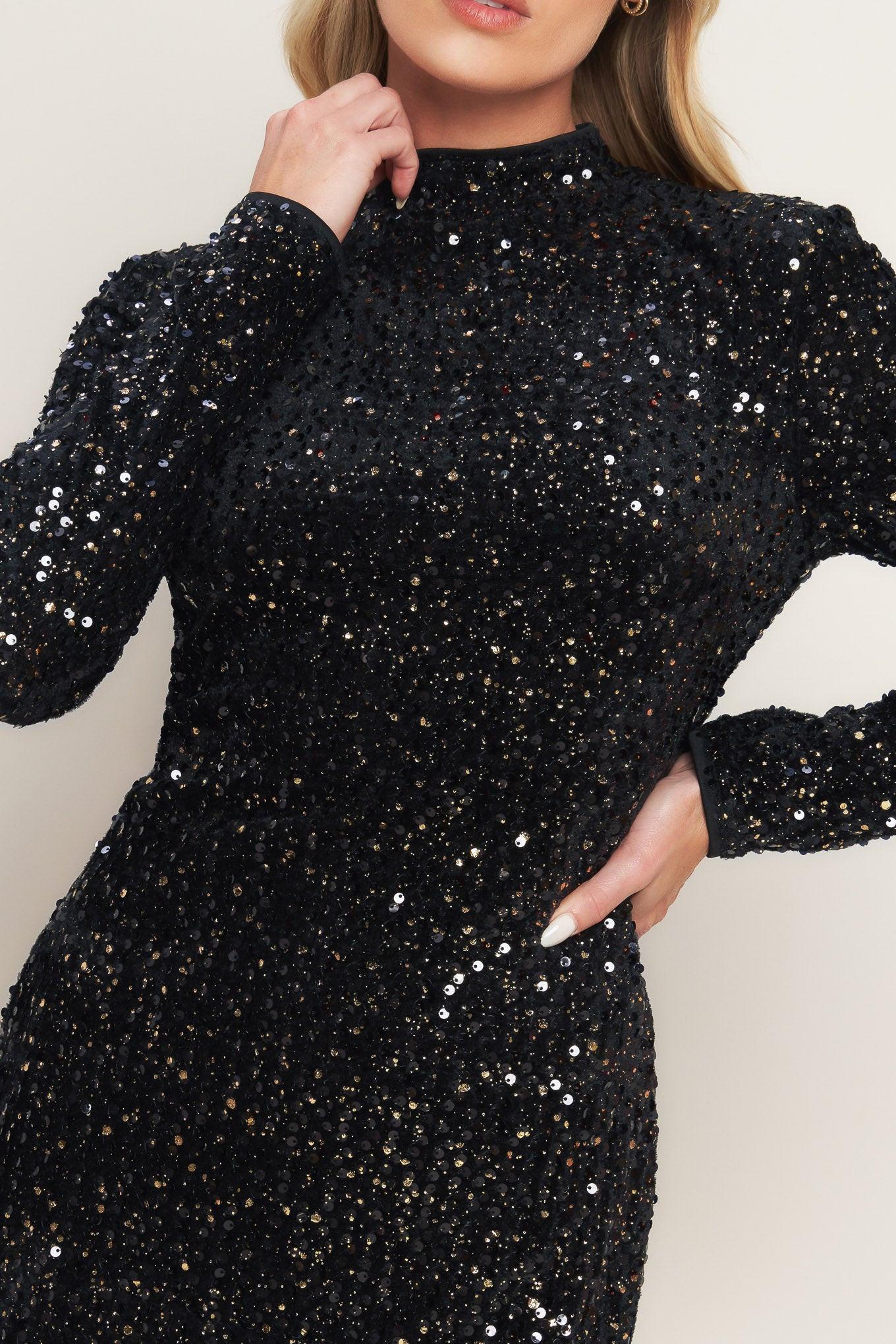 WHIMS OF FATE SEQUIN MINI DRESS - Glamourous Grace