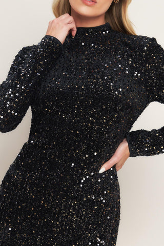 WHIMS OF FATE SEQUIN MINI DRESS - Glamourous Grace