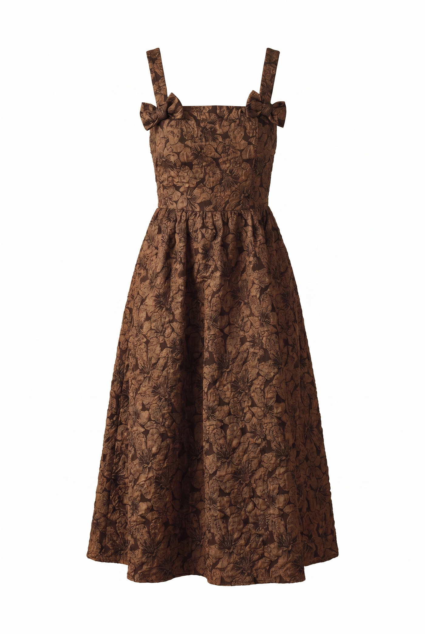 LOST IN TIME WOVEN MIDI DRESS - Glamourous Grace
