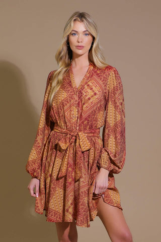 DEEPLY DELIGHTFUL WOVEN MINI DRESS - Glamourous Grace