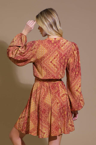 DEEPLY DELIGHTFUL WOVEN MINI DRESS - Glamourous Grace