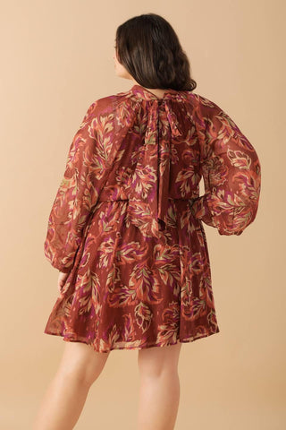 ARTISTIC ESSENCE WOVEN MINI DRESS - Glamourous Grace