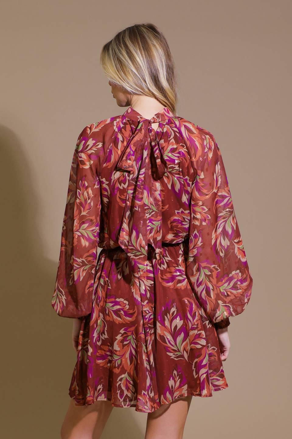 ARTISTIC ESSENCE WOVEN MINI DRESS - Glamourous Grace