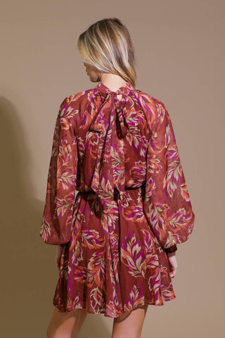 ARTISTIC ESSENCE WOVEN MINI DRESS - Glamourous Grace