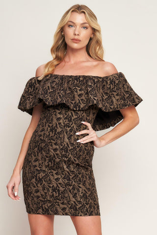 WHEREVER YOU MAY GO WOVEN MINI DRESS - Glamourous Grace