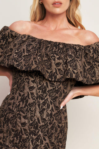 WHEREVER YOU MAY GO WOVEN MINI DRESS - Glamourous Grace