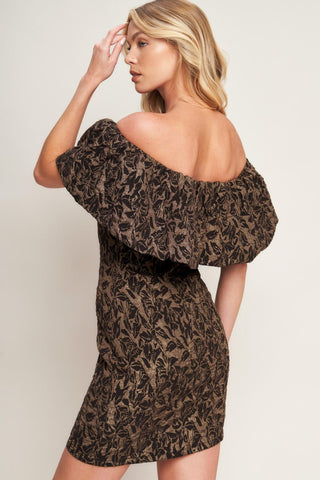 WHEREVER YOU MAY GO WOVEN MINI DRESS - Glamourous Grace
