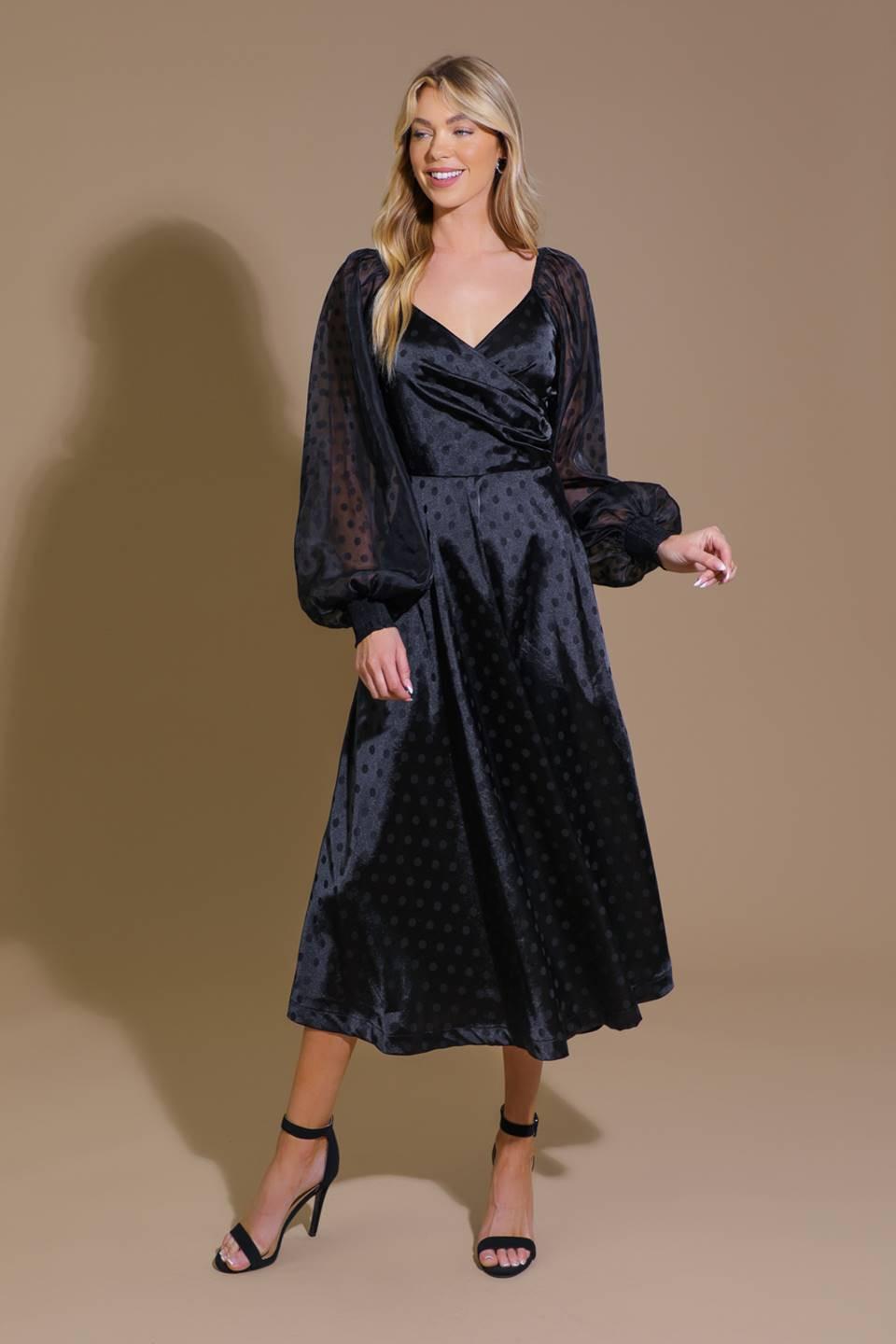 LUMINOUS VIBES WOVEN MIDI DRESS - Glamourous Grace