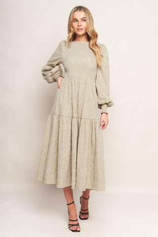 NEBULA NIGHTS WOVEN MIDI DRESS - Glamourous Grace