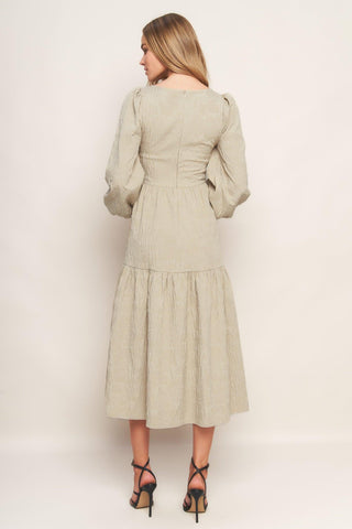 NEBULA NIGHTS WOVEN MIDI DRESS - Glamourous Grace
