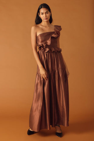 FIND THE ANSWER WOVEN MAXI DRESS - Glamourous Grace