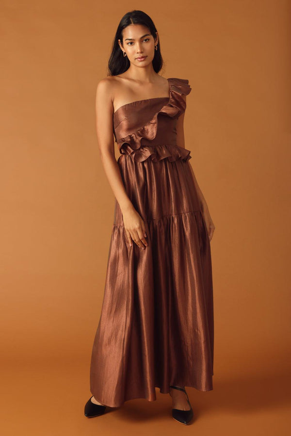 FIND THE ANSWER WOVEN MAXI DRESS - Glamourous Grace