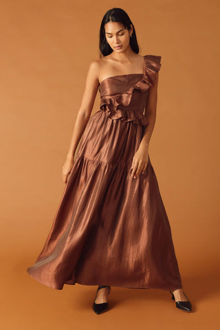 FIND THE ANSWER WOVEN MAXI DRESS - Glamourous Grace